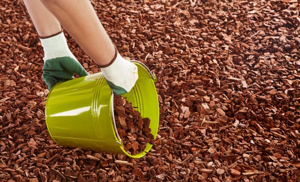 Wood Chip Landscaping in Madison