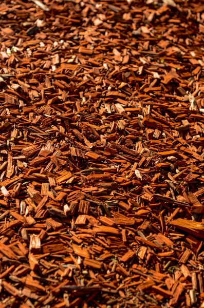 Cedar Mulch Spreading in Madison