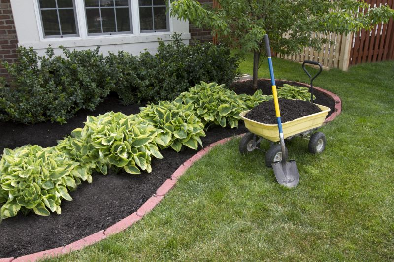 Shredded Mulch Installation